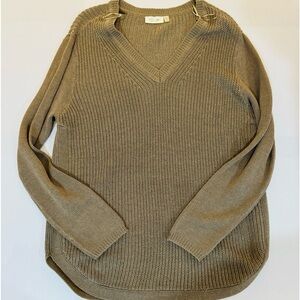 RD Style Brown V-Neck Sweater